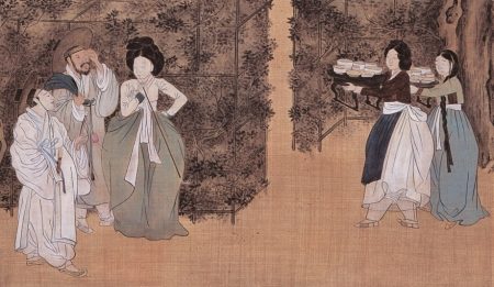 Detail of A musical party, early 19th century (via Wikimedia Commons)