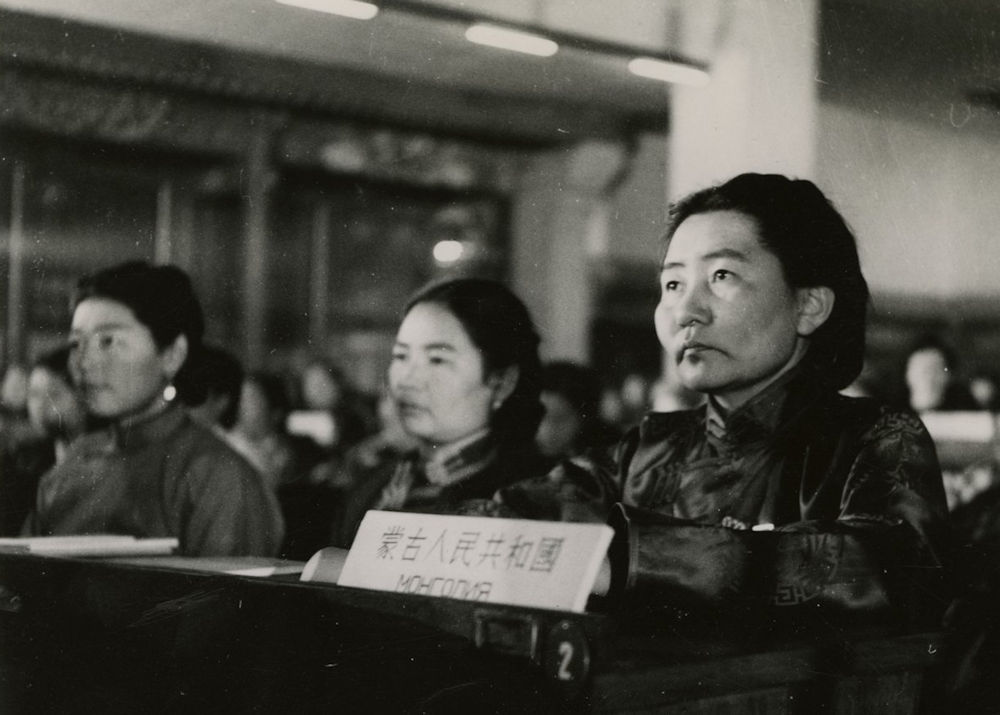 At the 1949 Revolutionary Feminist Conference  (photo: Global Socialist Feminism)