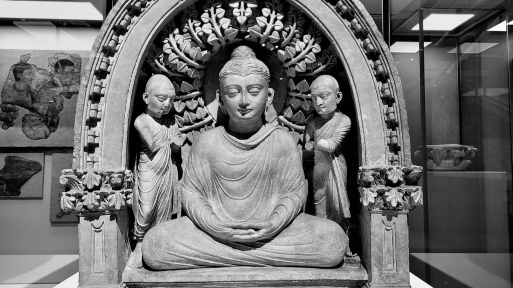 Seated Buddha, Fayaz Tepe, ca 2nd century CE (photo: Yorim Spoelder)