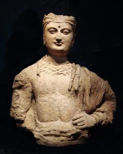 Bodhisattva, Dalverzin Tepe, ca 2nd-3rd century CE (photo: ALFGRN Flickr CC BY SA 2.0)