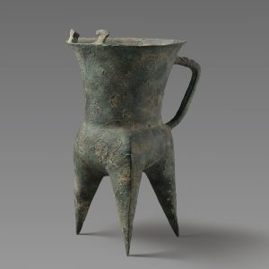 Bronze jia-vessel, Erlitou culture (1,800–1,500 BCE)