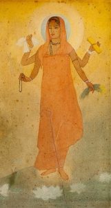 Abanindranath Tagore: Bharat Mata (1095) (via Wikimedia commons)