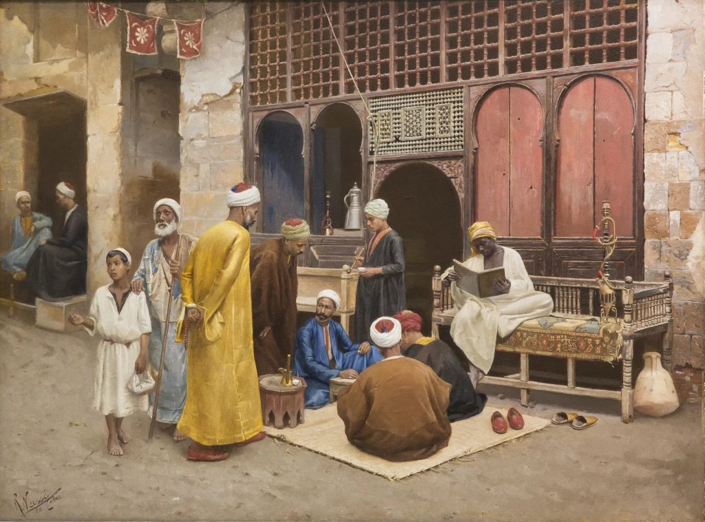 The Dice Players. Rudolf Weisse (1869–c. 1930) (Photo: Islamic Arts Museum Malaysia)