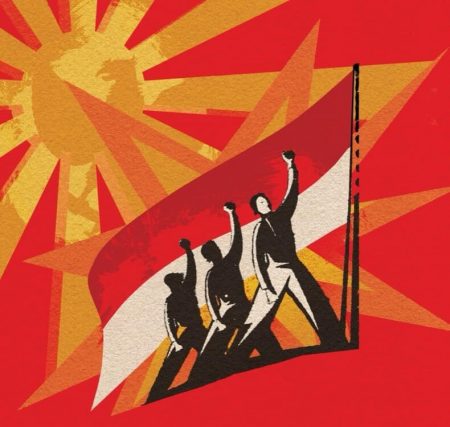 Detail of cover of US edition